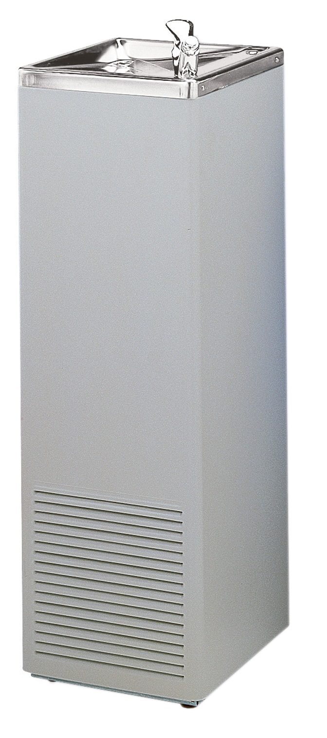 Dricksfontän med kylare – 20L/h – Golvmodell – VA-anslutning – Mjukad yta – Grå Dricksfontän med kylare – 20L/h – Golvmodell – VA-anslutning – Mjukad yta – Grå
