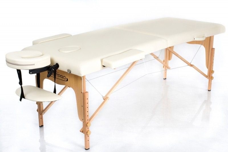 Bærbar massagebriks i træ – RESTPRO® Classic 2 – Krämvit Bærbar massagebriks i træ – RESTPRO® Classic 2 – Krämvit