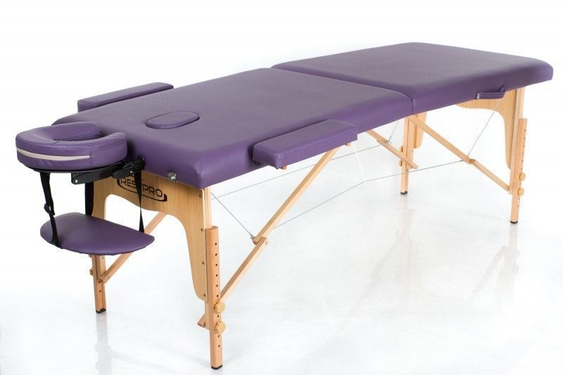 Bærbar massagebriks i træ – RESTPRO® Classic 2 – Lila Bærbar massagebriks i træ – RESTPRO® Classic 2 – Lila
