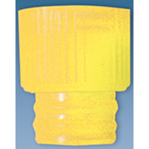 Propp till reagens/centrifugrör – Ø11,5-12 mm LDPE gul – 1000 st
