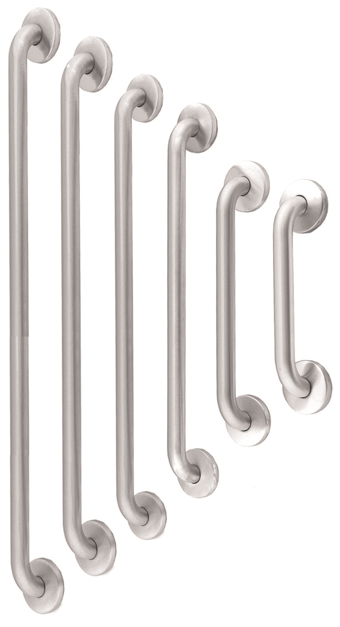 Rakt stödhandtag vägg 387 – 1200 mm