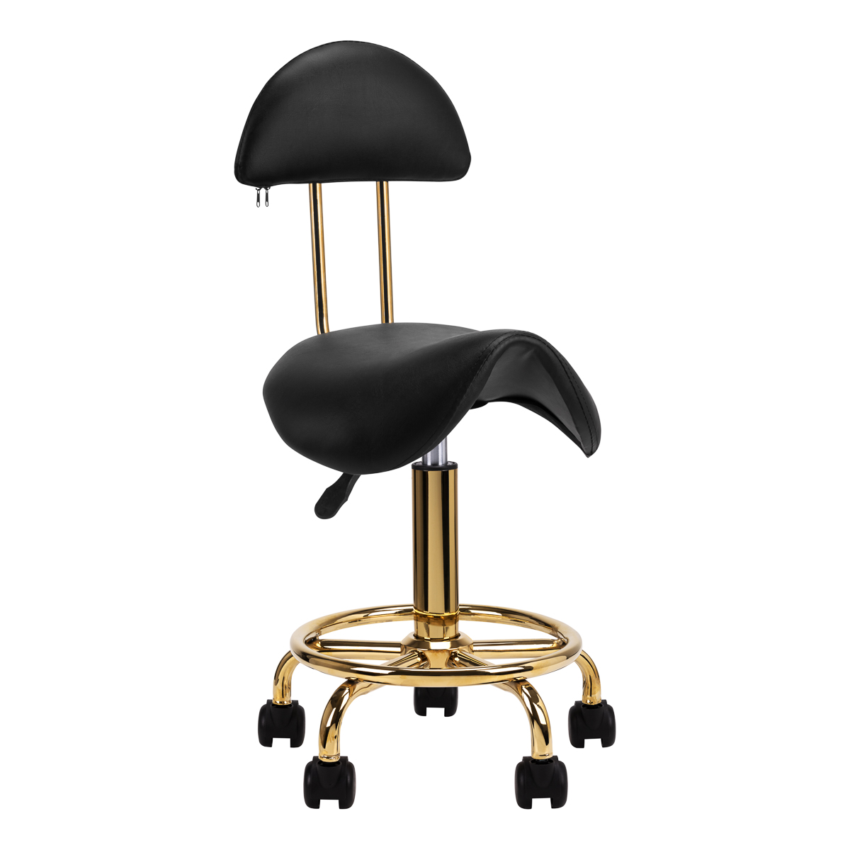 Kosmetisk pall 6001G guld svart