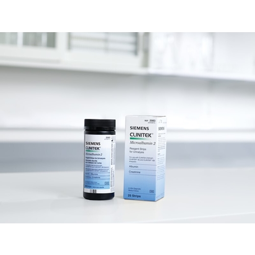 Urinsticka Clinitek Microalbumin – albumin kreatinin – 25 st