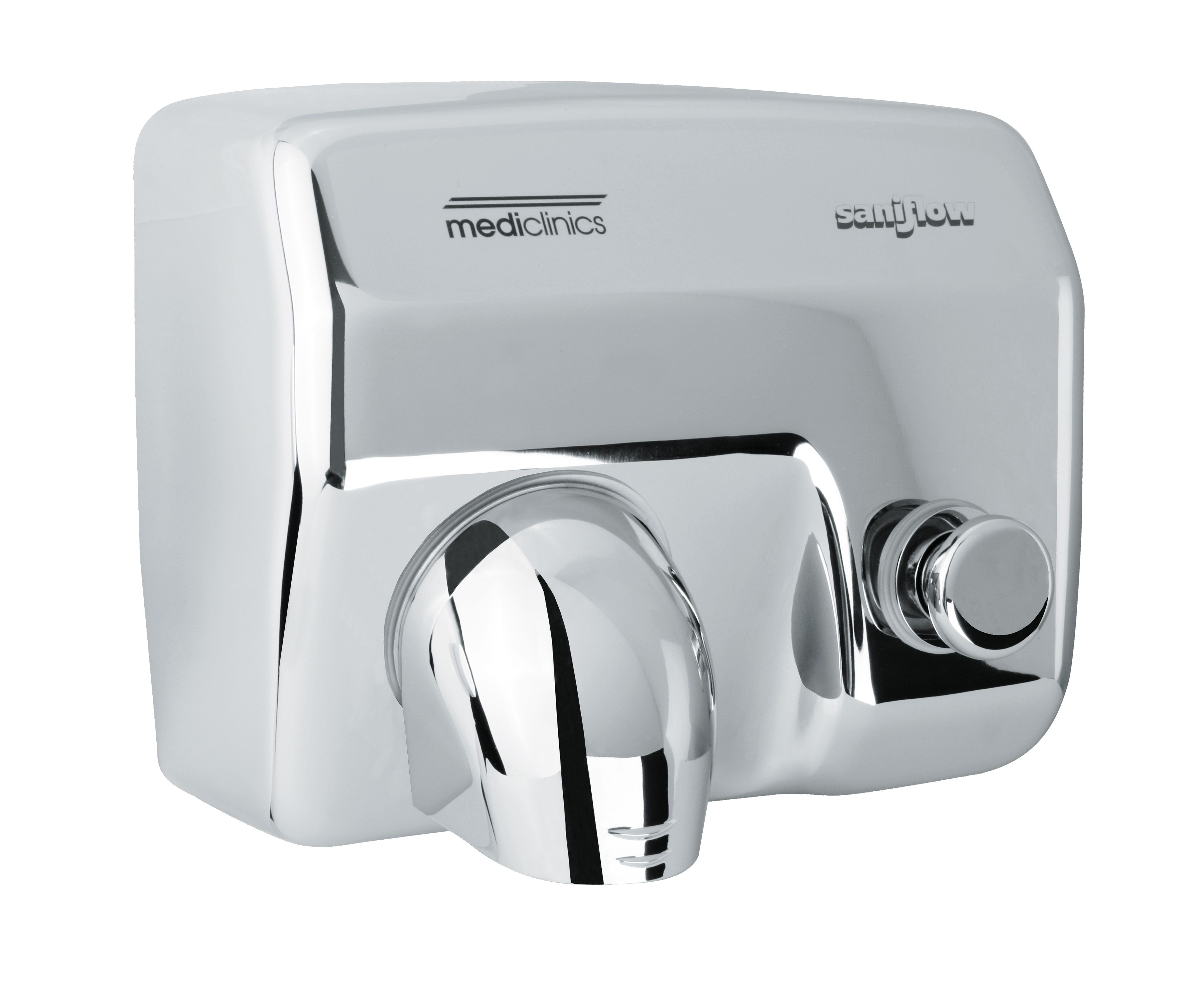 Handtork Saniflow® – Torktid: 29 s – Knapp – 68 dBA – En klassiker med knapp