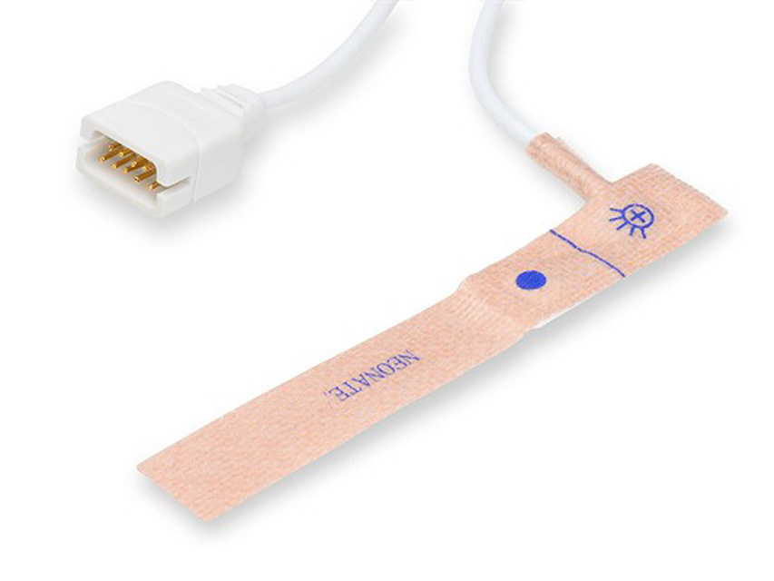 Neonatal/Vuxna, Engångs-SpO2-sensor för GI-32902, GI-35100 – Kabel Krävs