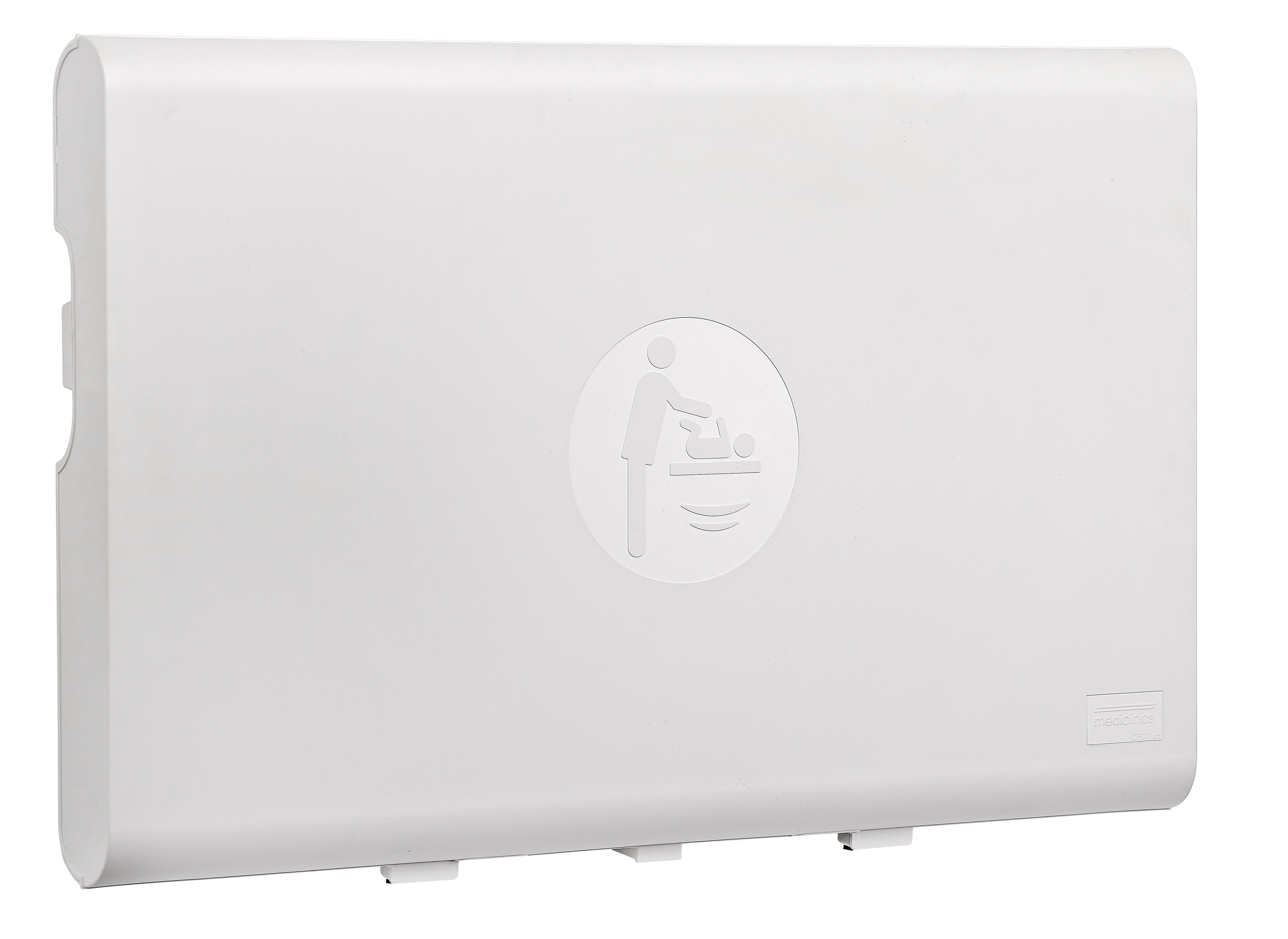 Vægmonteret puslebord – Antibakterielle materialer – Polypropylen – Vit Vægmonteret puslebord – Antibakterielle materialer – Polypropylen – Vit