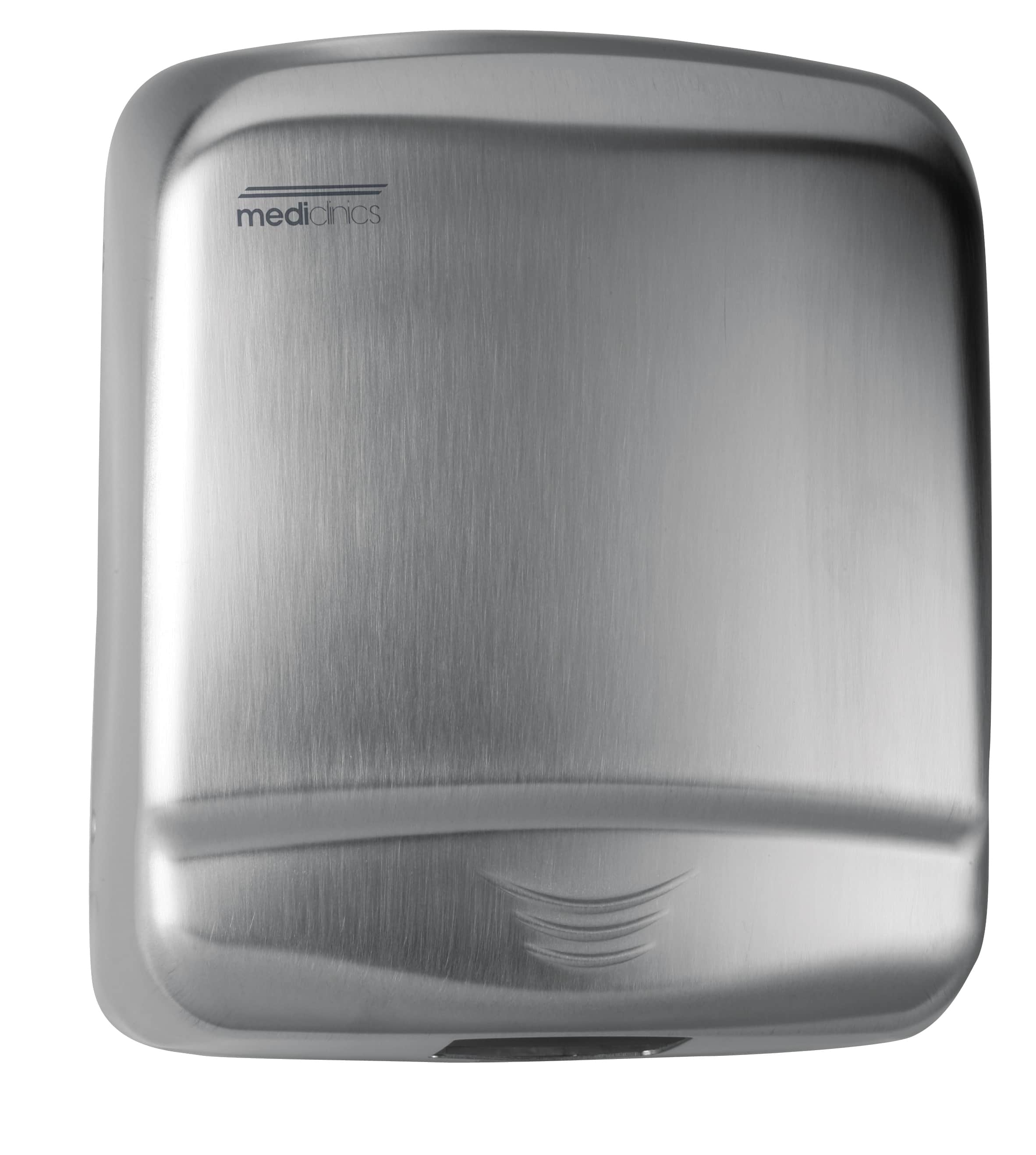 Handtørrer Optima® – Tørretid: 38 s – Berøringsfri – 57 dBA – Lavt støjniveau – Rostfritt stål – Satin