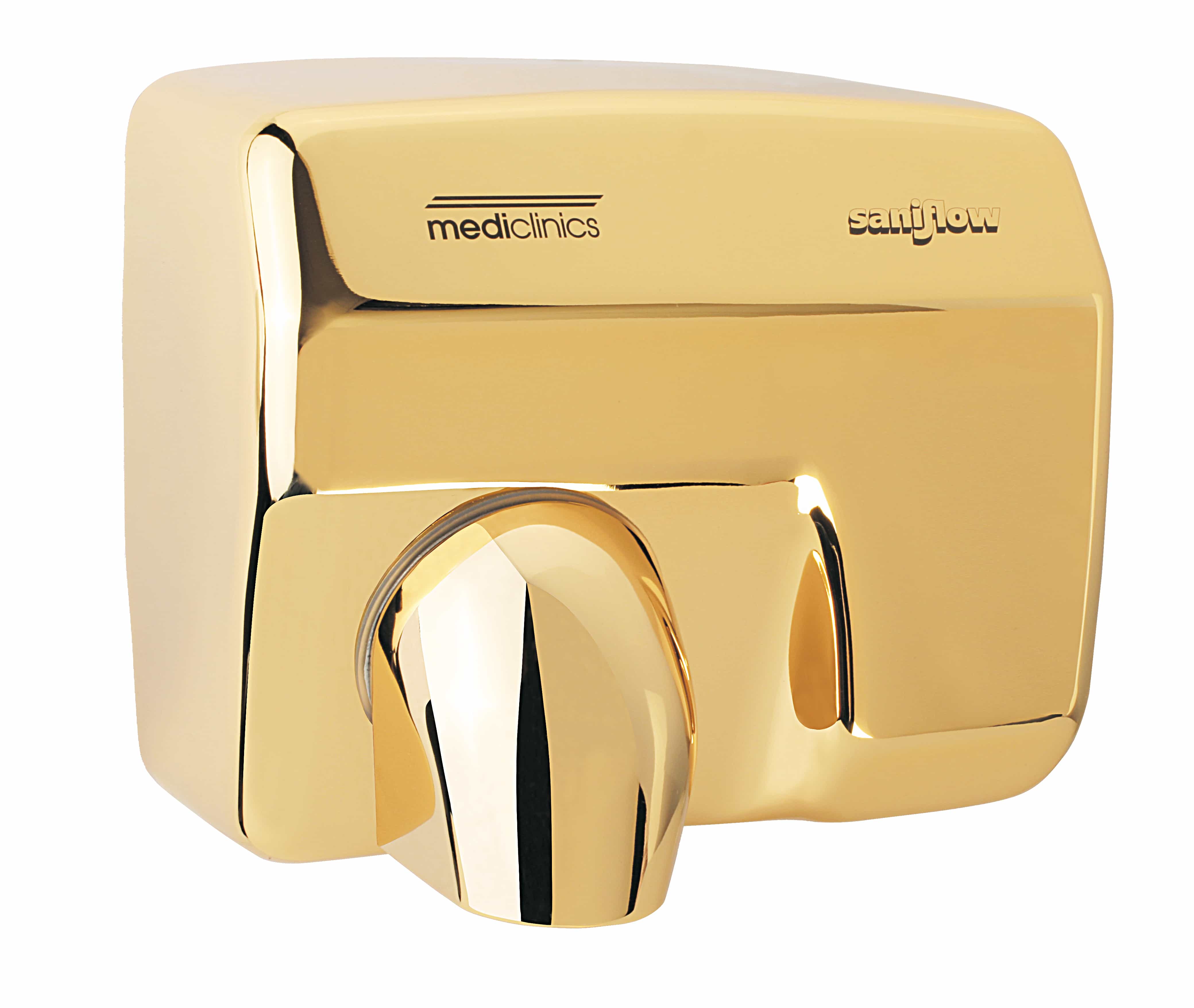 Handtork Saniflow® – Torktid: 29 s – Knapp – 68 dBA – Guld