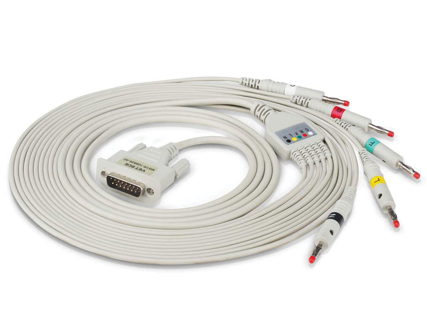 Veterinär-EKG-kabel med 5 avledningar – Reserv för GI-33305 och GI-33306