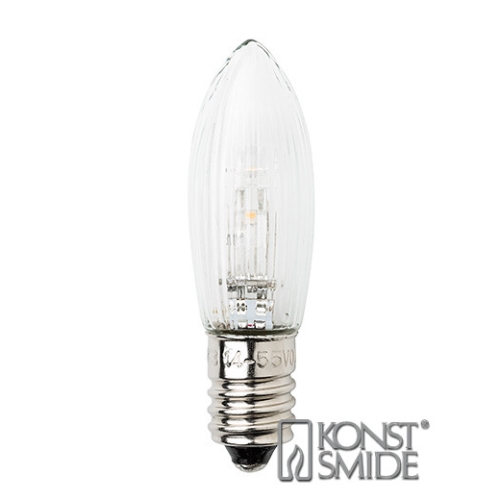 Glödlampa jul energispar LED – 0,3W E10 14-55V – 3 st