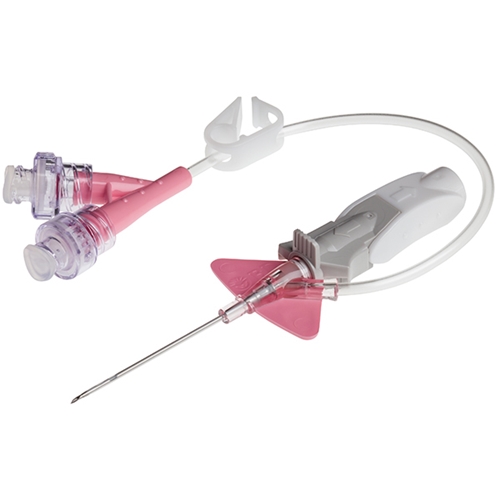 Infusionskanyl BD Nexiva med Y-koppling och Q-Syte Split Sep – 1,1x32mm 20G rosa Ykopp Qsyte – 20 st