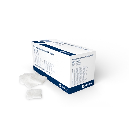 Plattork gasväv 5p Selefa – 30x30mm steril – 250 st