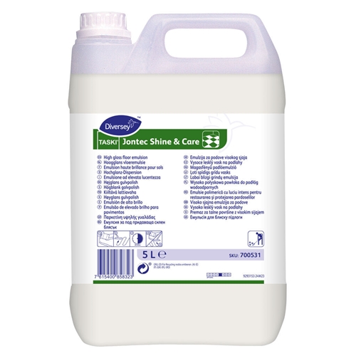 Golvpolish Jontec Shine & Care – 5L högblank pH=9 – 2 st