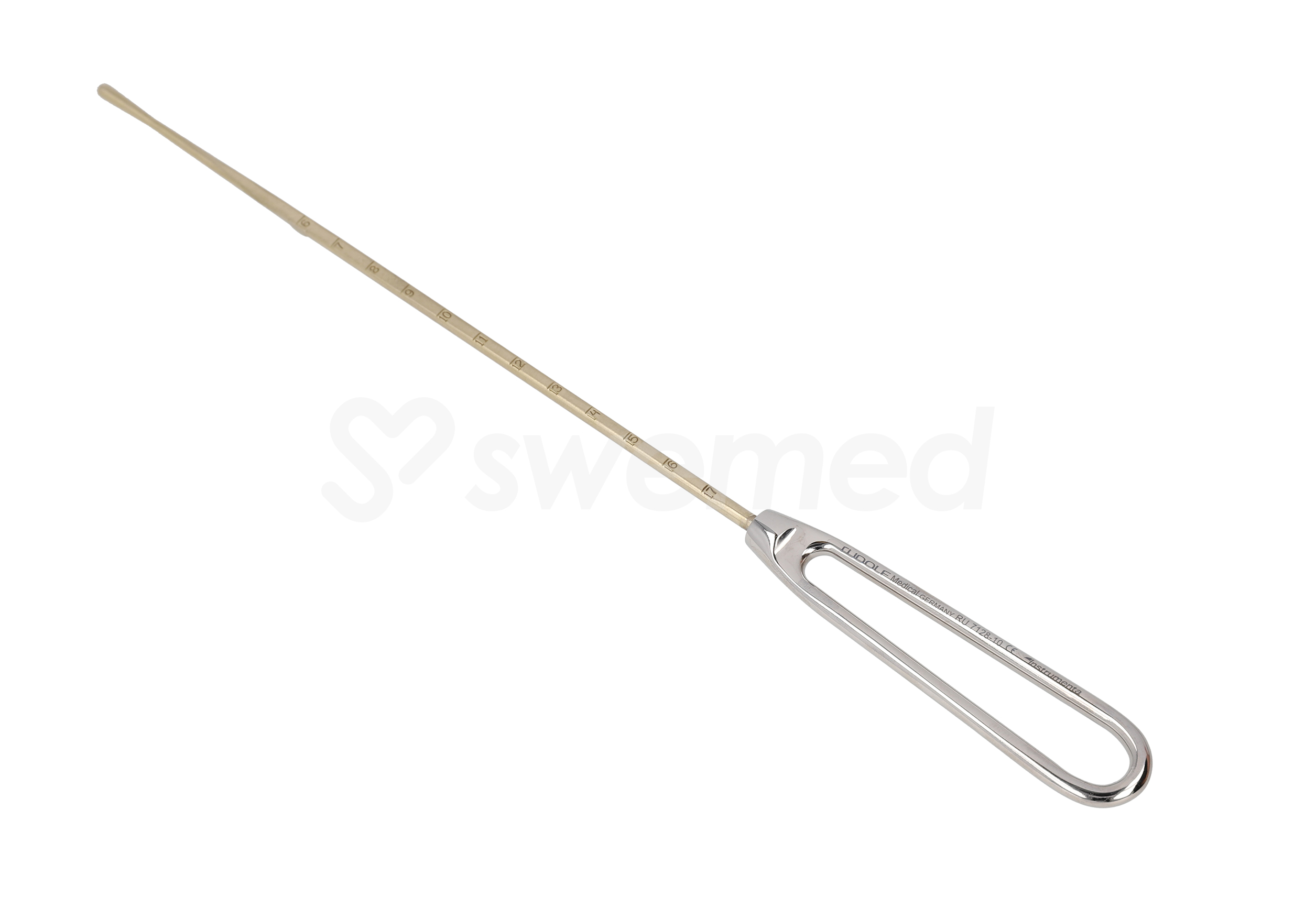 Uterussond 27.5 cm böjbar med gradering