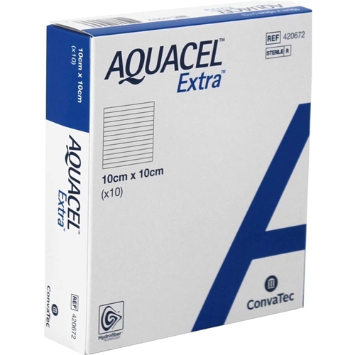 Gelbildande förband Aquacel Extra – 10x10cm – 10 st
