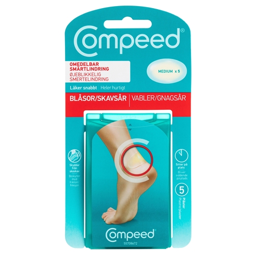Skavsårsplåster Compeed – 4,2×6,8cm 5/fp – 5 st