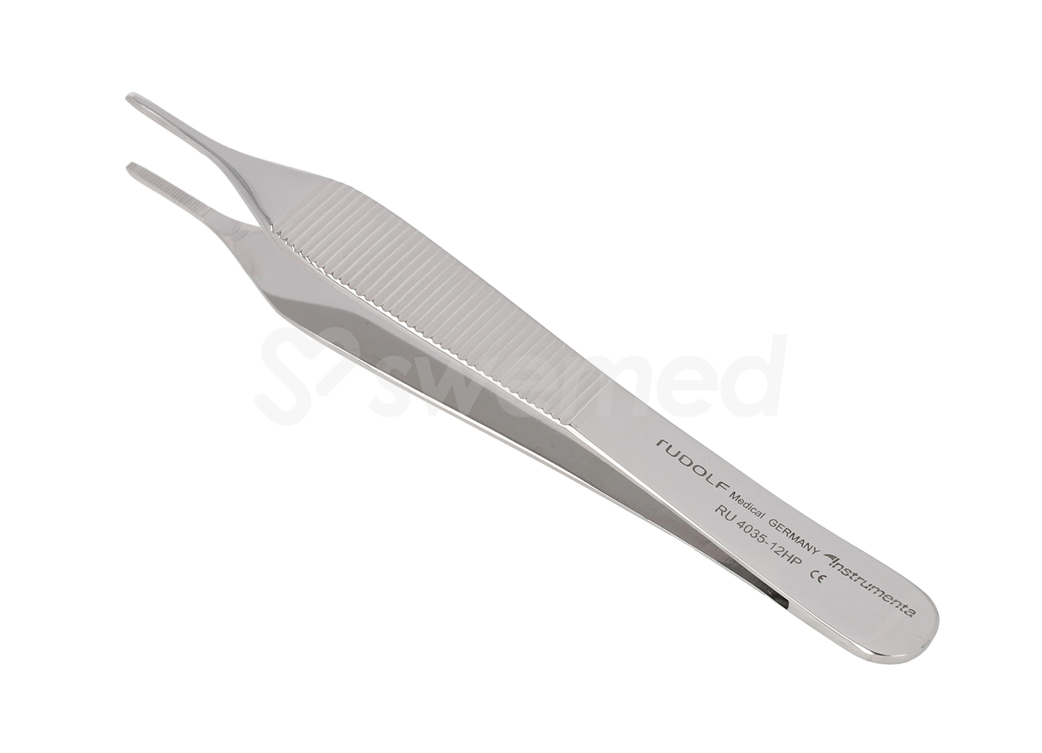 Pincett Ewald/Adson högglanspolerad 12 cm