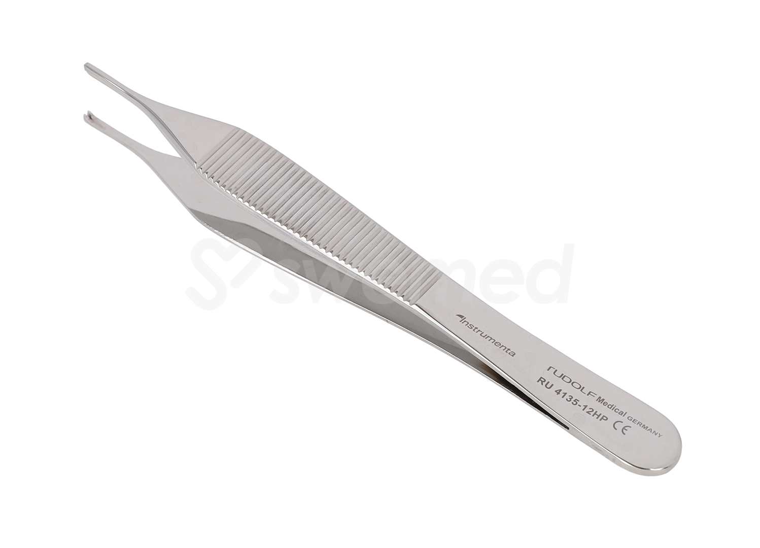 Pincett Ewald/Adson 1×2 klo 12 cm