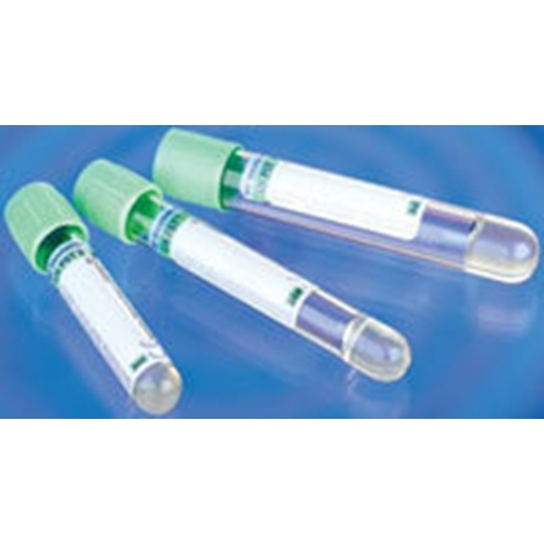 Vakuumrör BD Vacutainer PSTTM II pappersetikett – 7/4,5ml Li-Heparingel mintgrön – 100 st