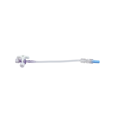 3-vägskran evercare – 15cm slang 1×3,1mm PVC-fri – 100 st