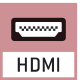 HDMI digitalt kamera: Til direkte overførsel af billedet til en skærmenhed.
