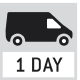 Parcel shipment via courier. Ready for dispatch in 1 day