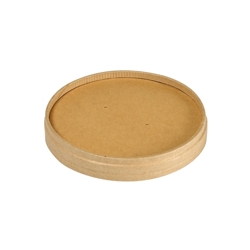 Lock papper/PLA Ronda Short  – till 480ml bägare brun – 400 st