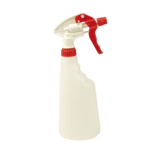 Sprayflaska med trigger – 600ml röd graderad