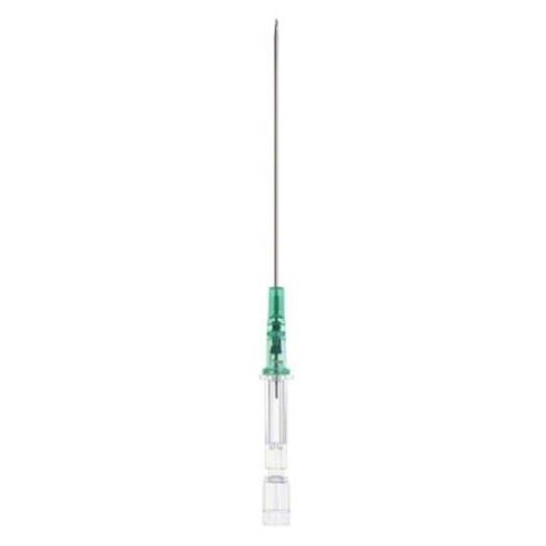 Infusionskanyl Introcan Safety 3 Deep Access – 1,3x64mm 18G grön extra lång – 50 st