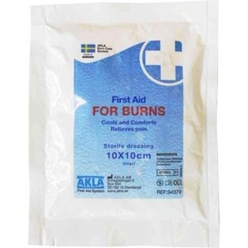 Brännskadeförband For Burns – 10x10cm gelkompress m binda