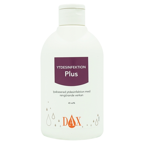 Ytdesinfektion Dax Plus, IPA 45% – 300ml m tensid