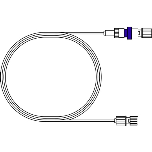 Förl slang t sprutp m backvent – 200 cm fylln volym 1,6 ml – 10 st