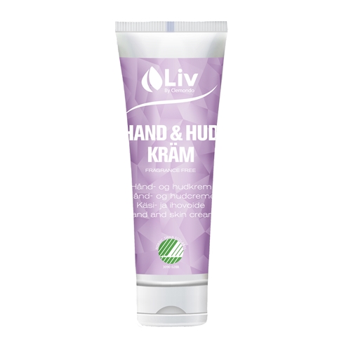 Hand & hudkräm LIV – 125ml tub oparfymerad