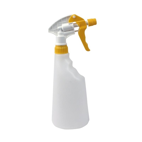 Sprayflaska med trigger – 600ml gul graderad – 5 st