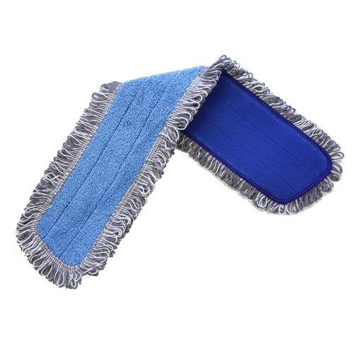 Mopp torr/fukt Activa Damp – 60cm blå/grå mikrofiber öglad – 5 st