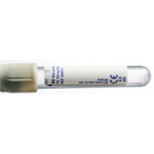 Vakuumrör BD Vacutainer pappersetikett – 5/4ml Na-Fl Oxalat grå – 100 st
