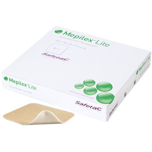 Tunt skumförband silikon Mepilex L – 10x10cm Lite – 5 st