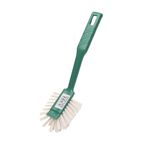 Diskborste Eco Green – 26cm grön med vit borst