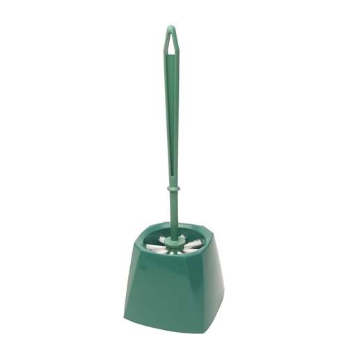 WC-borste med kopp Eco Green – 38cm grön med vit borst