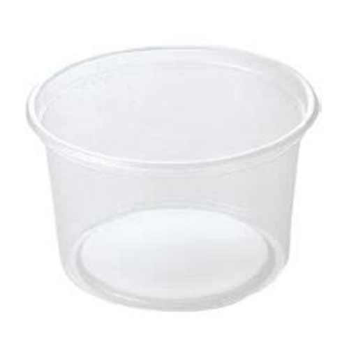 Plastform PP rund Delipack  – 250ml 101x101x48mm tr – 50 st