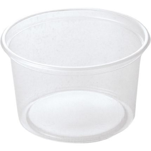 Plastform PP rund Delipack  – 300ml 101x101x61mm tr – 50 st