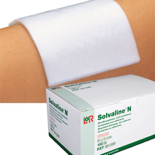 Foliekompress Solvaline N – 10x20cm osteril – 50 st
