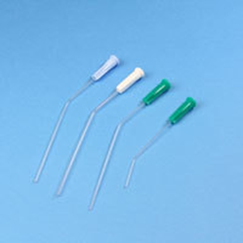Öronsugkanyl plast enkelböjd – 4,0x160mm vit – 40 st
