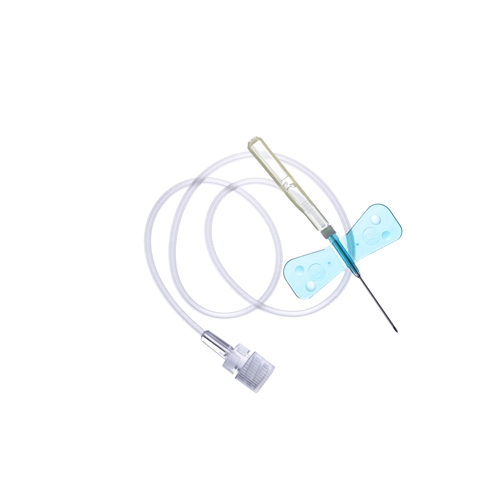 Skalpvenskanyl Surflo Safety – 0,6x19mm 23G blå 30cm slang – 50 st