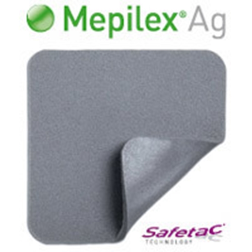 Skumförband silver silikon Mepilex Ag – 13x20cm Häl – 5 st