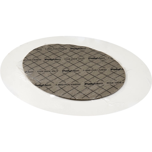 Skumförband silver silikon PolyMem Ag – 16,5×20,9cm oval Border – 5 st