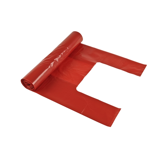 Avfallspåse LD för optisk sortering – 30L 280/170x580mm 35my röd – 25 st