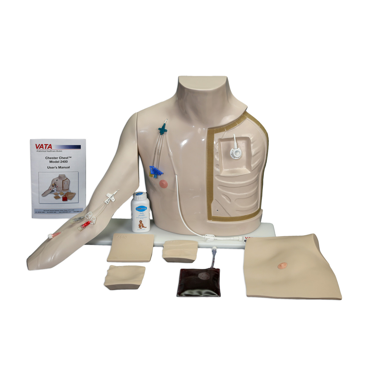 Chester Chest™ med standardarm, ljus hud