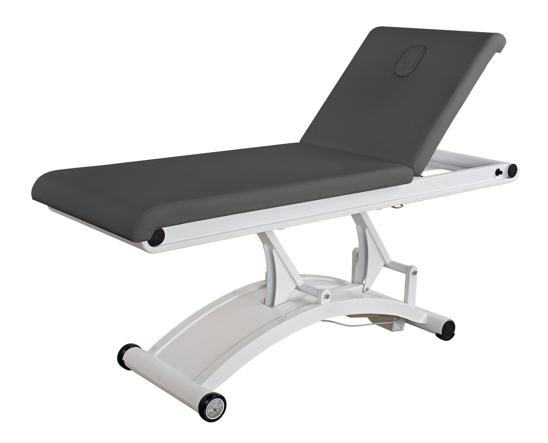 Elektrisk briks – 2-delt – Ansigtshul med prop – Elegant design – CERVIC – Grå