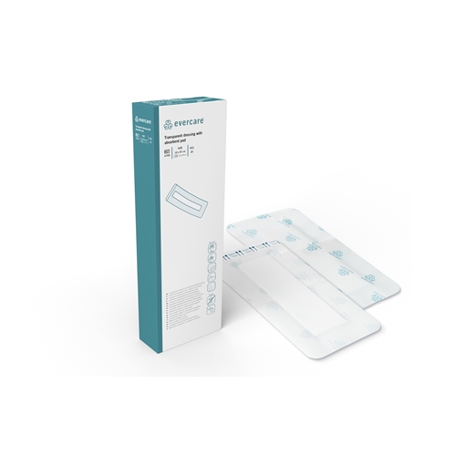 Sårfilm med dyna evercare – 10x35cm (dyna 5,5x30cm) – 25 st